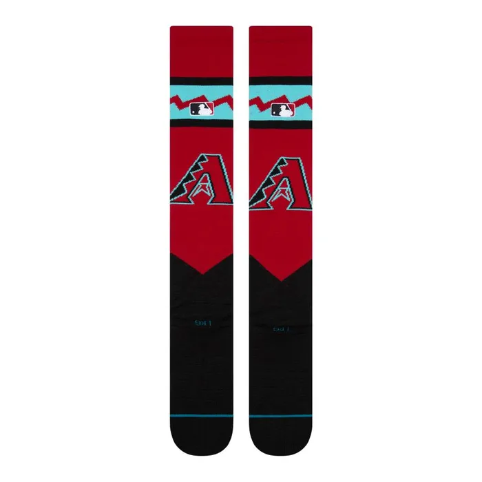 Mlb Arizona Diamondbacks Otc Socks Red WomenMen Stance Over The Calf