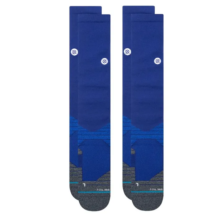 Mlb Diamond Pro Otc Socks 2 Pack Bright Royal Blue WomenMen Stance Over The Calf