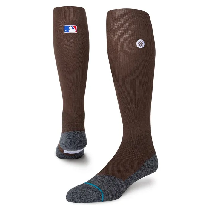 Mlb Diamond Pro Otc Socks Brown Men Stance Over The Calf