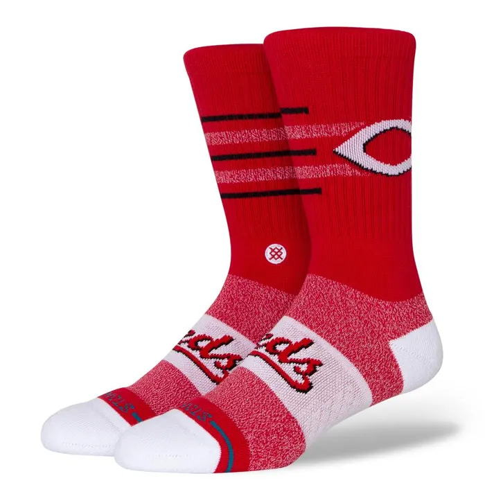 Mlb X Stance 2024 Closer Crew Socks Closer Reds 8211 Red MenWomen Stance Crew