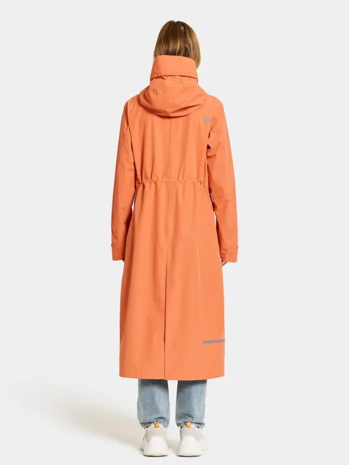 Nadja Parka Long Faded Brique Women Didriksons Spring Jackets