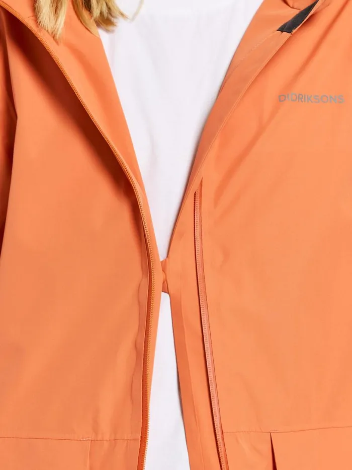 Nadja Parka Long Faded Brique Women Didriksons Spring Jackets