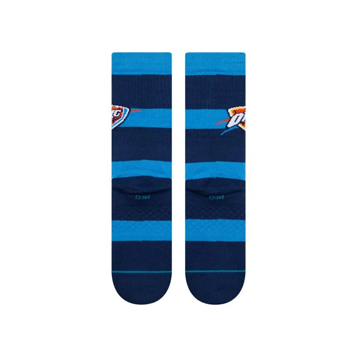 Nba 2024 Prep Crew Socks Oklahoma City Thunder MenWomen Stance Crew