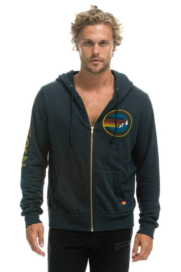 New York City Hoodie 8211 Charcoal WomenMen Aviator Nation Hoodies