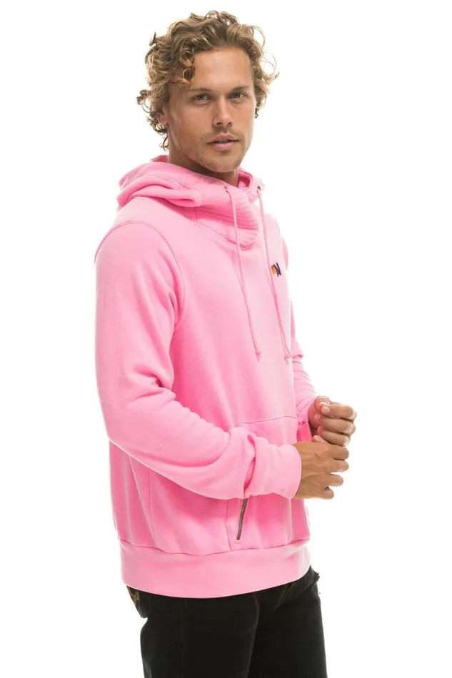 Ninja Pullover Hoodie 8211 Neon Pink WomenMen Aviator Nation Hoodies