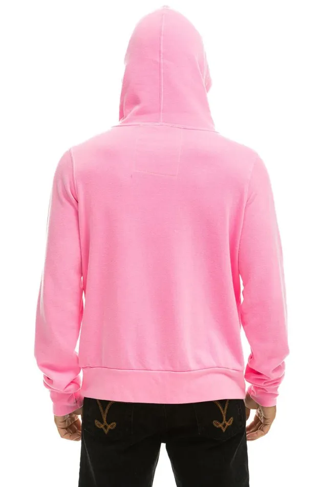 Ninja Pullover Hoodie 8211 Neon Pink WomenMen Aviator Nation Hoodies