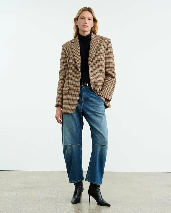 OMAIRA SWEATER Dark Pine Women Nili Lotan Knits and Sweaters