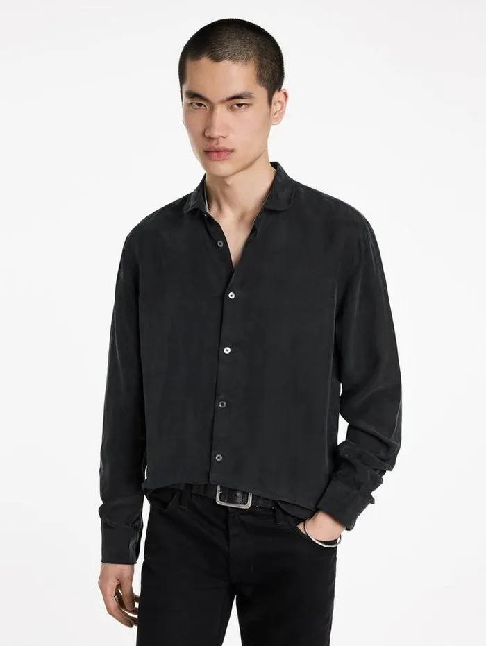 ORCHARD SHIRT Black Men John Varvatos Shirts