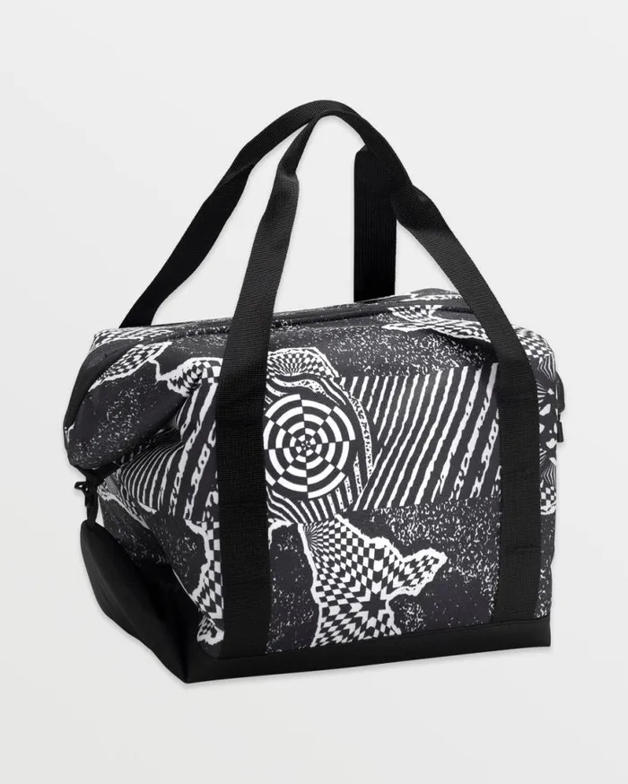 Out There Cooler 14 Cans 8211 Black White Mens Volcom Bags and Backpacks