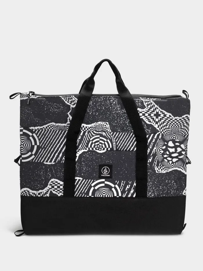 Out There Cooler 14 Cans 8211 Black White Mens Volcom Bags and Backpacks