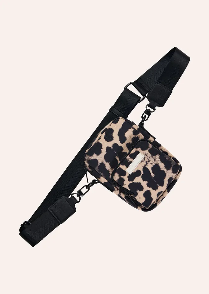 PE Nation Bags Women FUNDAMENTAL CROSSBODY BAG IN LEPOARD