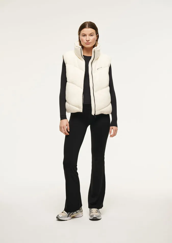 PE Nation FORTUNE VEST IN WHISPER WHITE Women Jackets