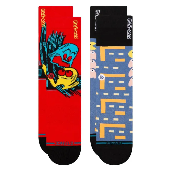 Pac Man X Stance Crew Socks Set Pac Man Multi MenWomen Stance Crew