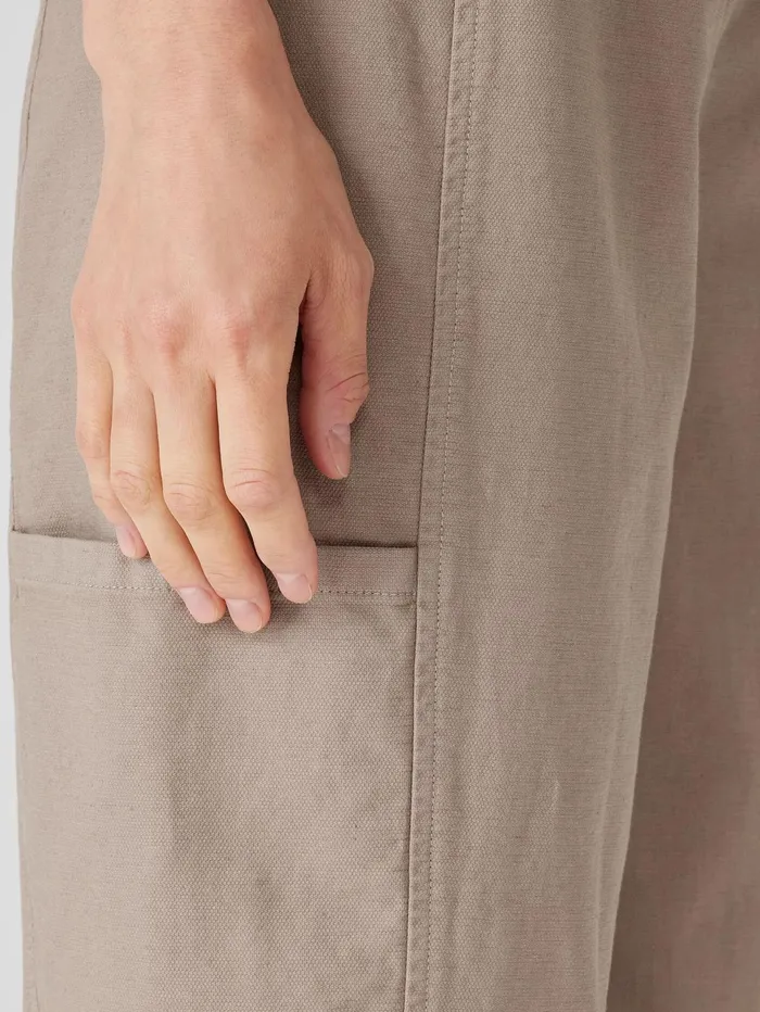 Pants Shorts and Jumpsuits Women Eileen Fisher Cotton Hemp Stretch Lantern Pant Briar