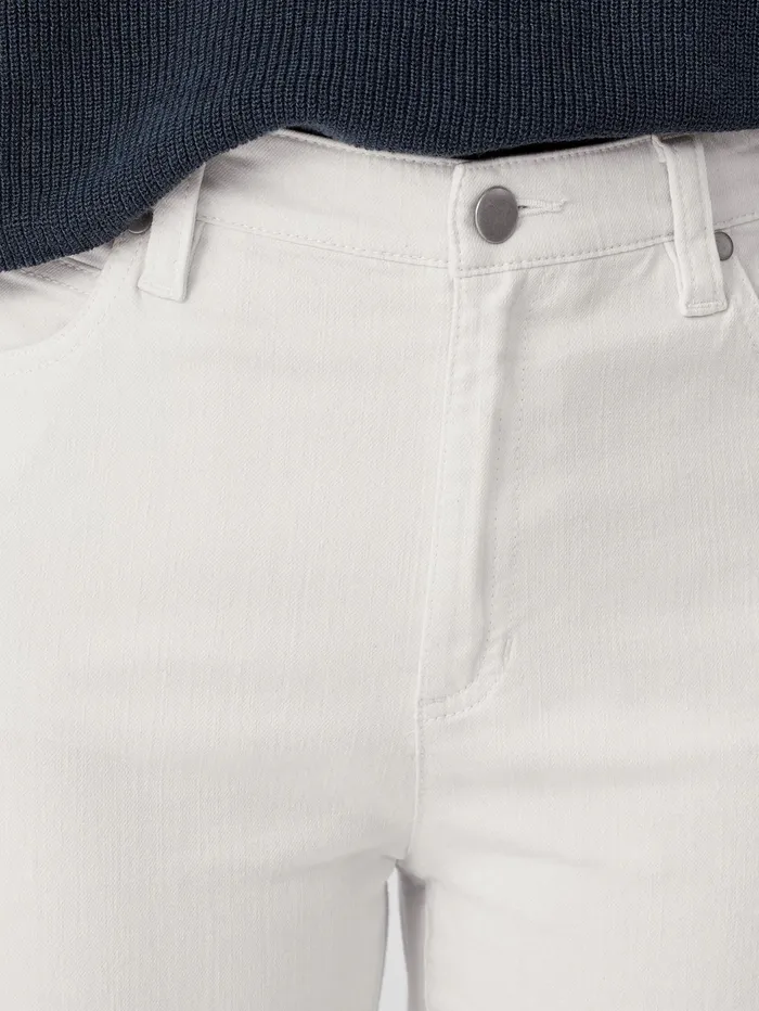 Pants Shorts and Jumpsuits Women Eileen Fisher Undyed Organic Cotton Denim Straight Jean Undyed Natural