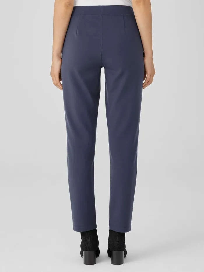 Pants Shorts and Jumpsuits Women Eileen Fisher Washable Flex Ponte Pant Ocean