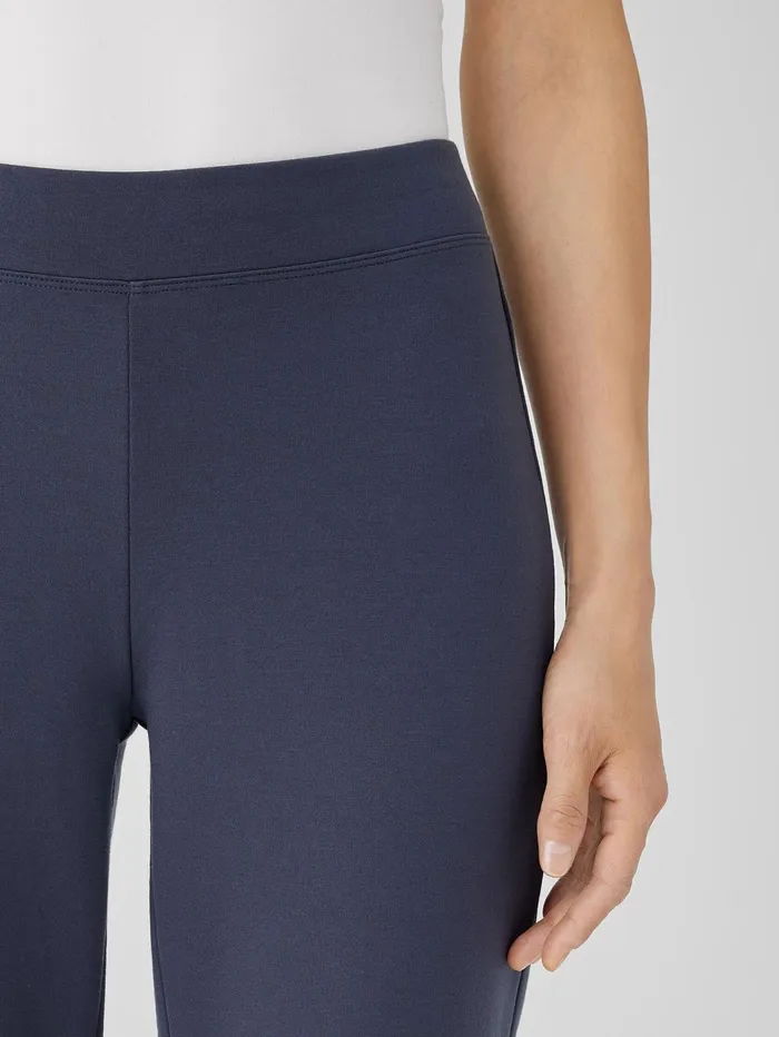 Pants Shorts and Jumpsuits Women Eileen Fisher Washable Flex Ponte Pant Ocean