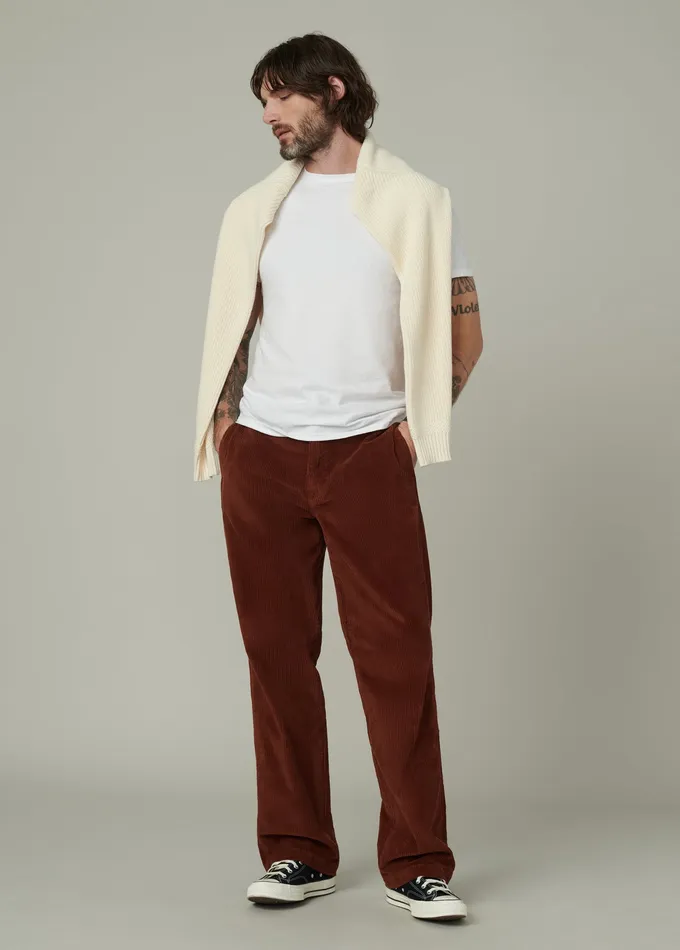 Pants Trousers Joe8217s Jeans Men RELAXED CORD TROUSER 32quot Mocha Bisque