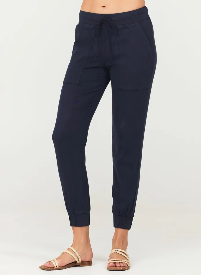 Pants Women Bella Dahl Pocket Jogger 8211 Endless Sea Pants Women Bella Dahl Pocket Jogger 8211 Endless Sea