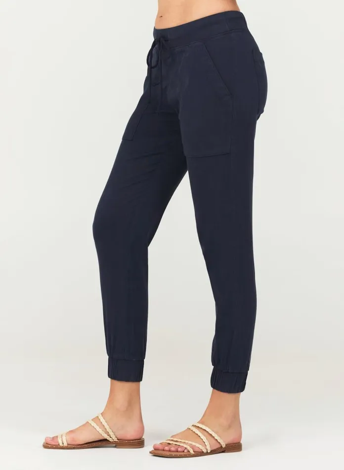 Pants Women Bella Dahl Pocket Jogger 8211 Endless Sea Pants Women Bella Dahl Pocket Jogger 8211 Endless Sea