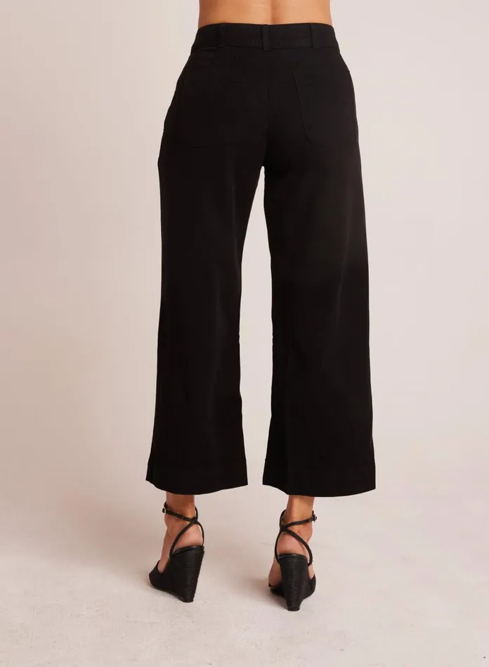 Pants Women Bella Dahl Saige Wide Leg Crop 8211 Black Pants Women Bella Dahl Saige Wide Leg Crop 8211 Black