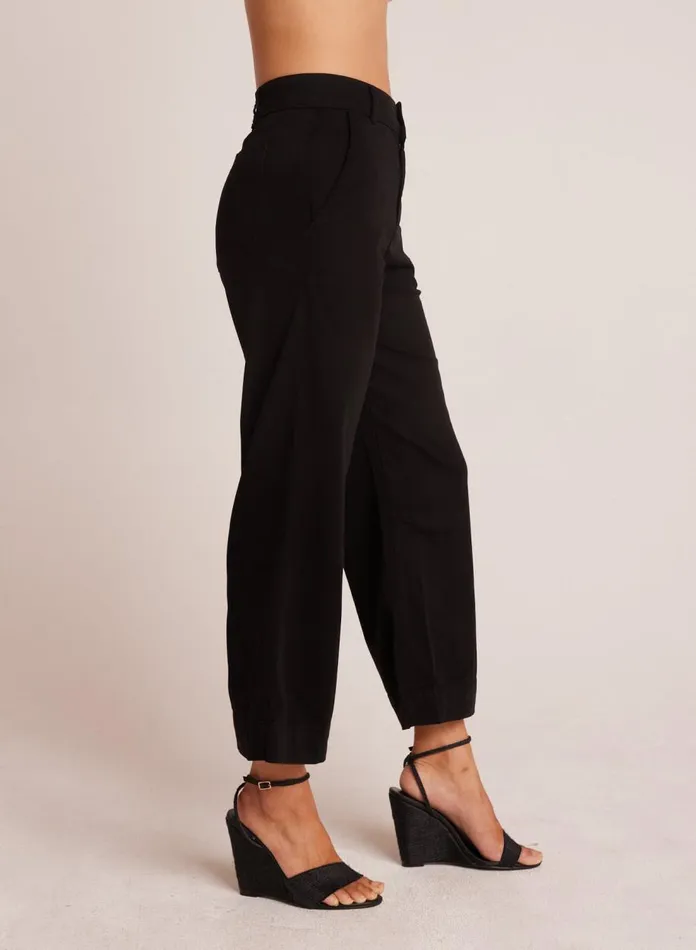 Pants Women Bella Dahl Saige Wide Leg Crop 8211 Black Pants Women Bella Dahl Saige Wide Leg Crop 8211 Black