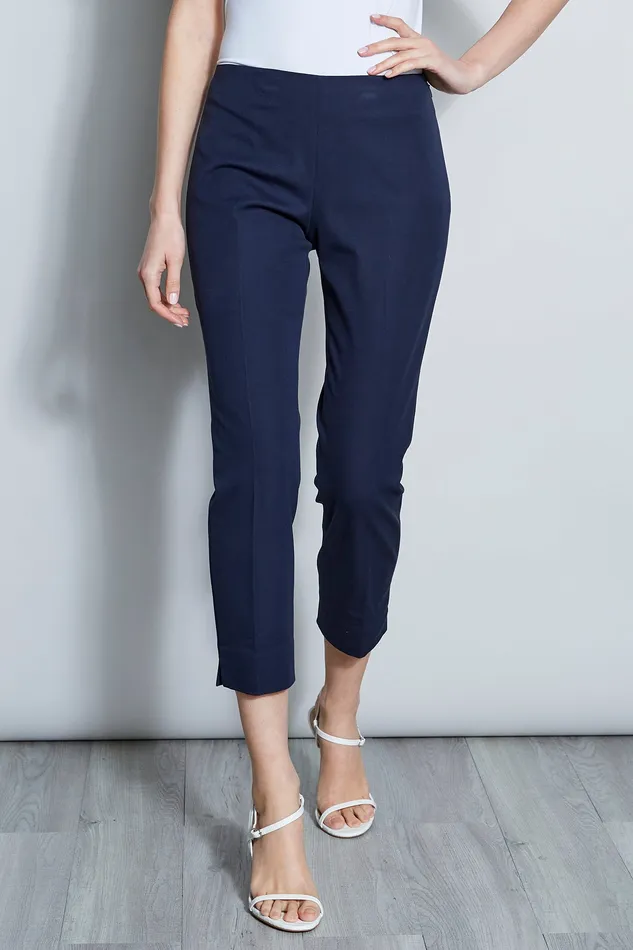 Pants Women Elie Tahari Cropped Skinny Pant NAVY YARD