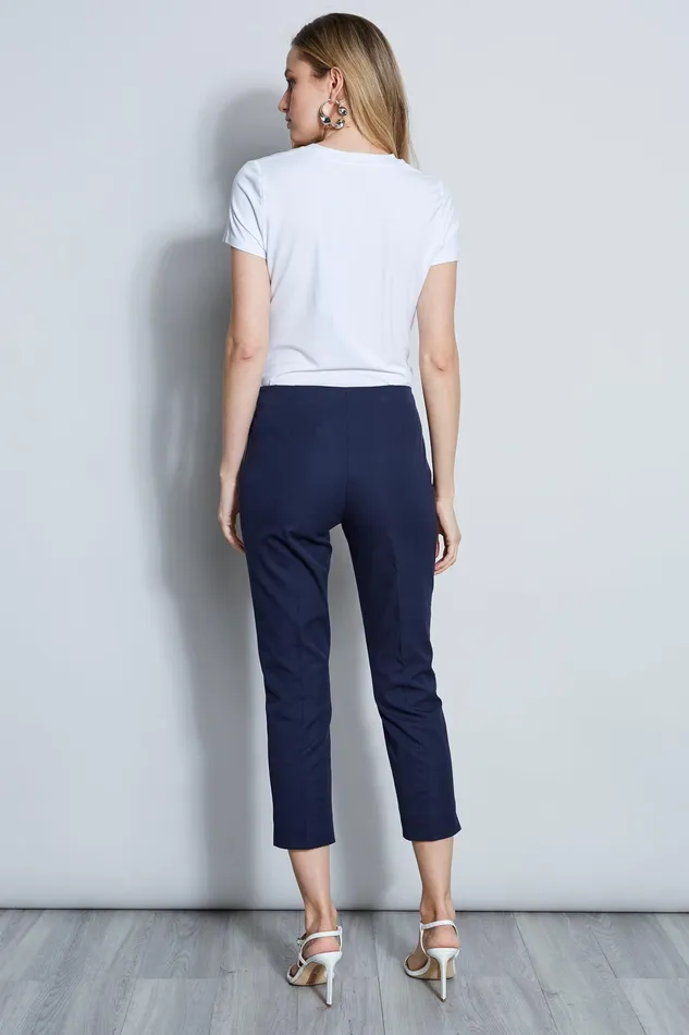 Pants Women Elie Tahari Cropped Skinny Pant NAVY YARD