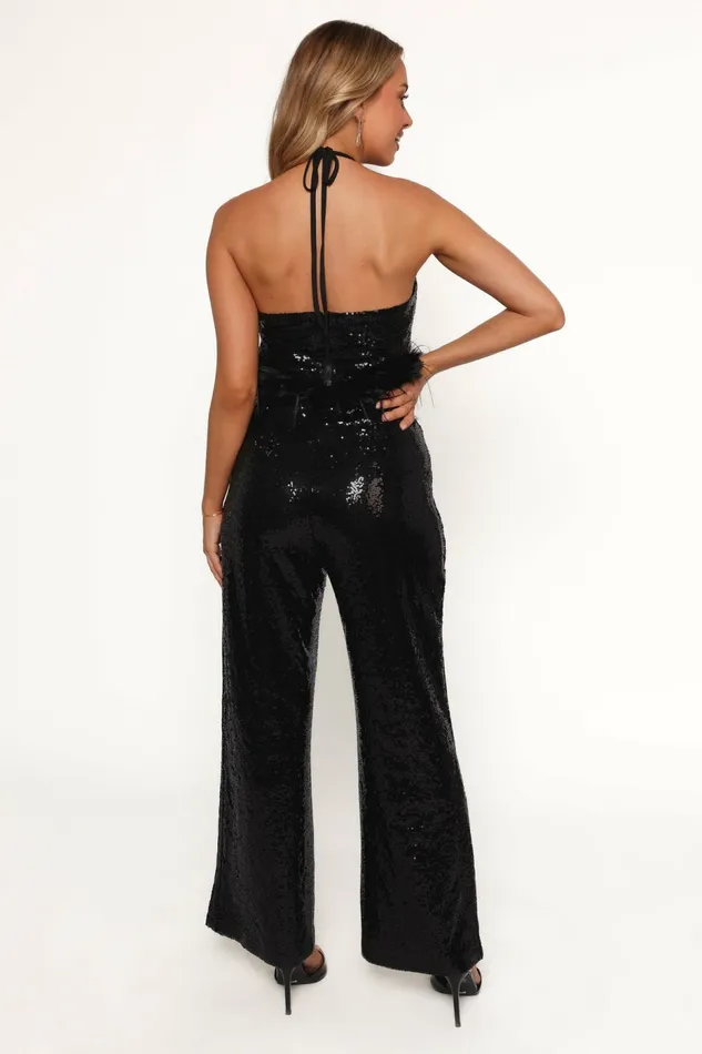 Pants Women Petal and Pup Drea Sequin Pants Black
