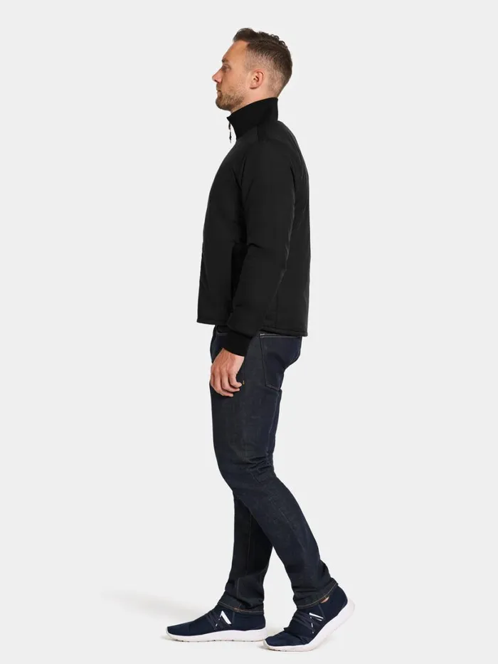 Peder Jacket Black Men Didriksons Spring Jackets
