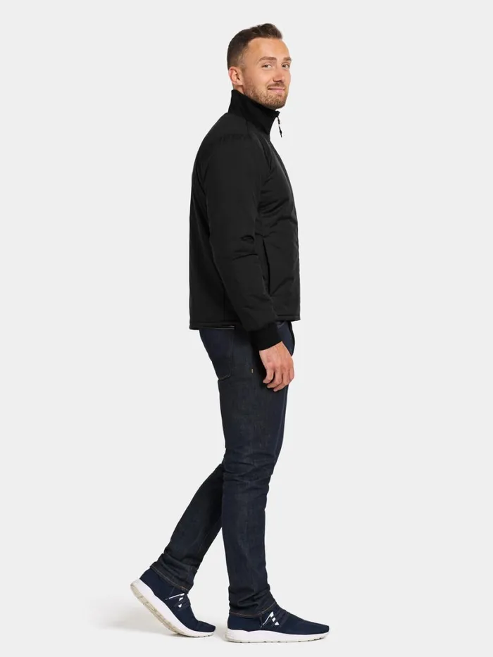 Peder Jacket Black Men Didriksons Spring Jackets
