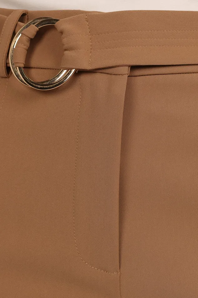 Petal and Pup Elaine Belted Pant Mocha Women Pants