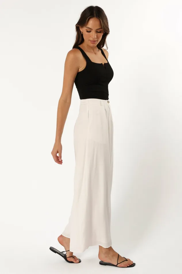 Petal and Pup Pants Women Colleen Pant White