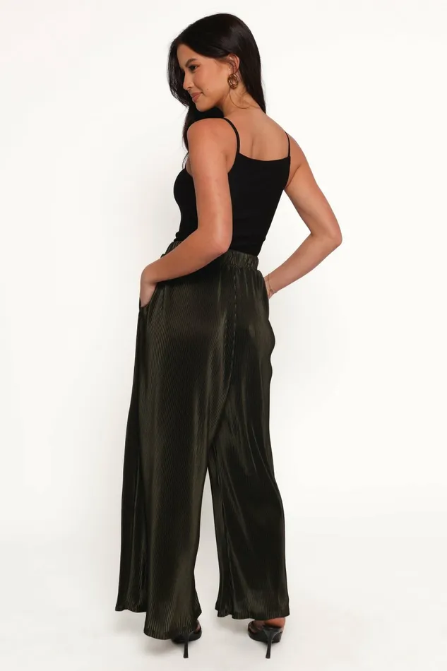 Petal and Pup Pants Women Leria Wide Pant Olive