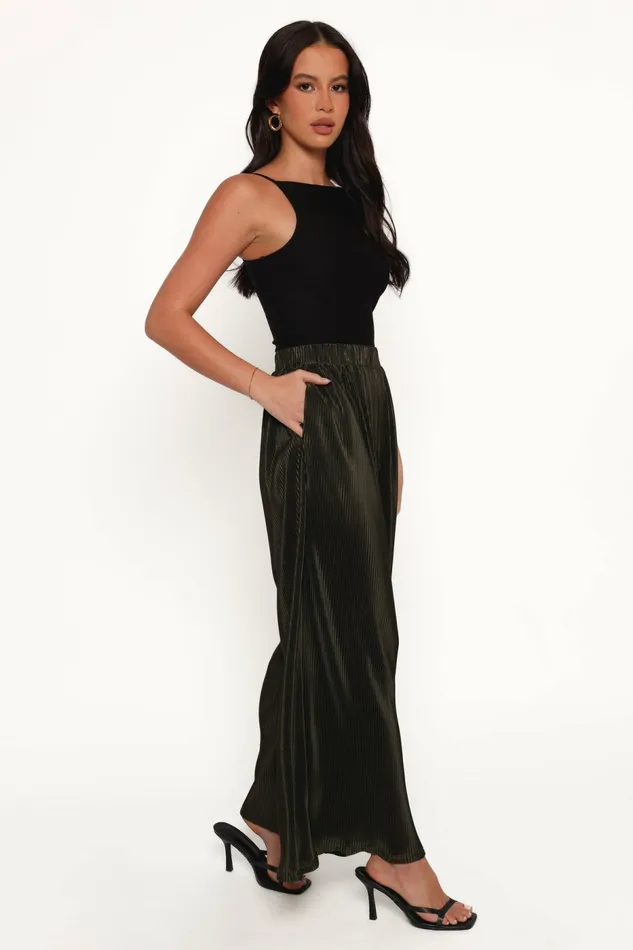 Petal and Pup Pants Women Leria Wide Pant Olive