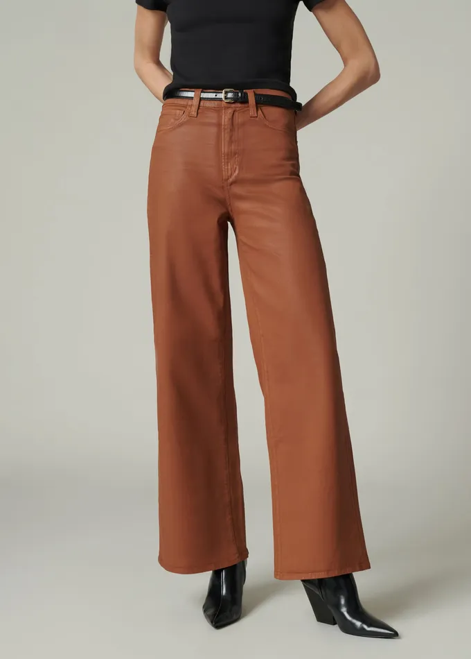 Petite Joe8217s Jeans Women THE MIA Leather Brown