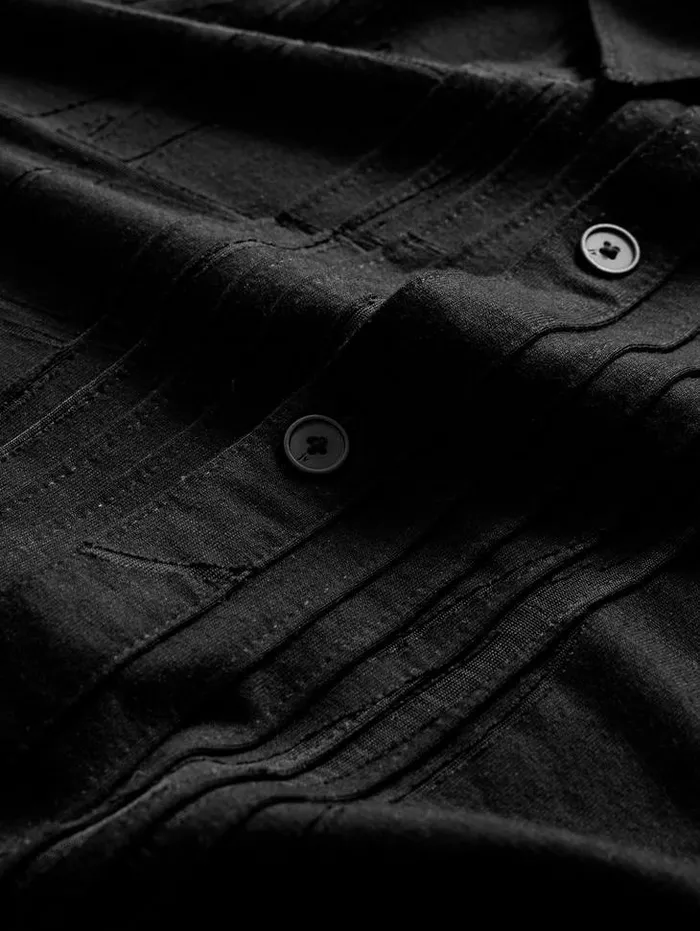 PHOENIX SHIRT Black Men John Varvatos Shirts