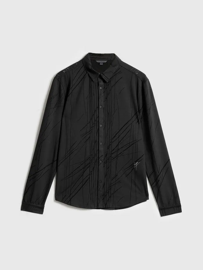 PHOENIX SHIRT Carbon Men John Varvatos Shirts