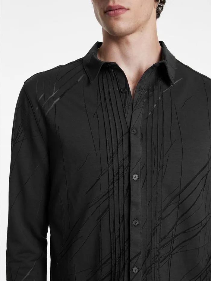 PHOENIX SHIRT Carbon Men John Varvatos Shirts