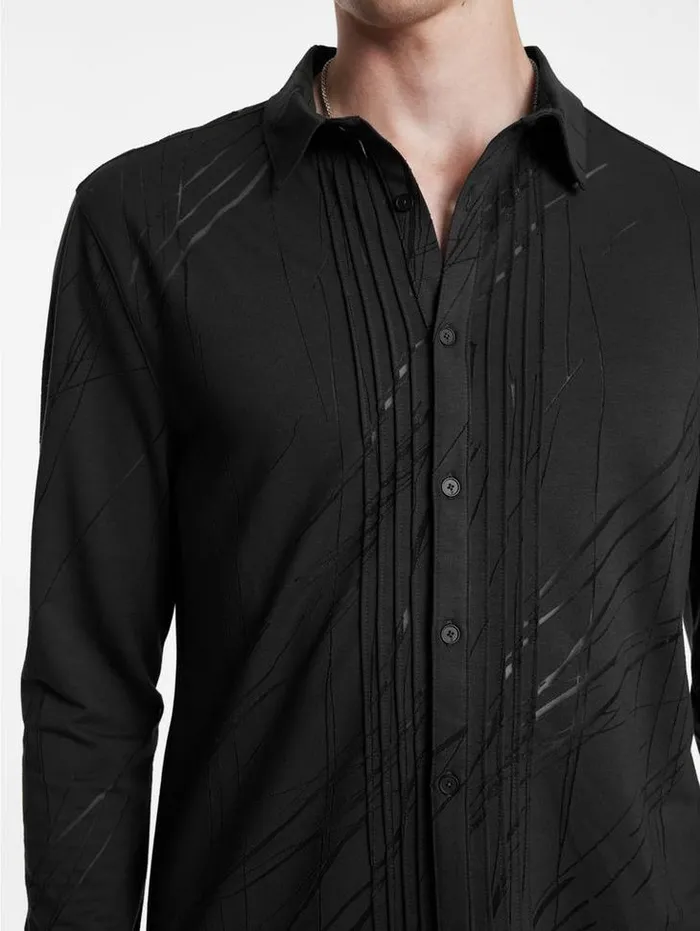 PHOENIX SHIRT Carbon Men John Varvatos Shirts