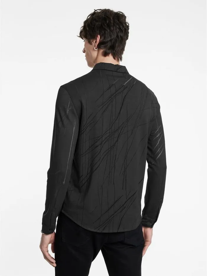 PHOENIX SHIRT Carbon Men John Varvatos Shirts