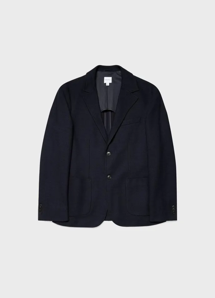 Piqu Unstructured Blazer Men SUNSPEL Jackets and Coats