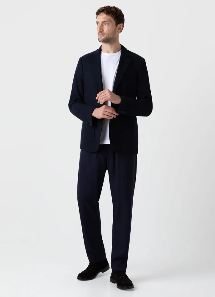 Piqu Unstructured Blazer Men SUNSPEL Jackets and Coats