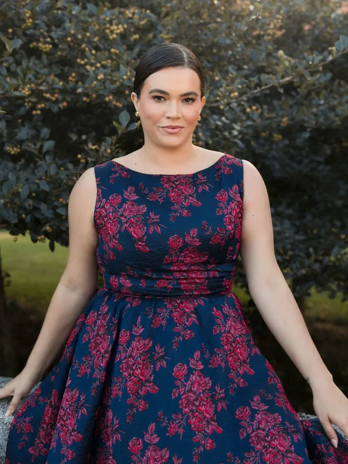 Plus Size Dresses Women Mac Duggal Sleeveless Floral Embroidered Dress Midnight Multi Plus Size Dresses Women Mac Duggal Sleeveless Floral Embroidered Dress Midnight Multi