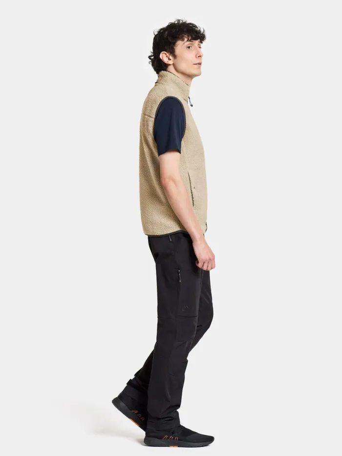 Pollux Men039s Vest Clay Beige Men Didriksons Vests Pollux Men039s Vest Clay Beige Men Didriksons Vests