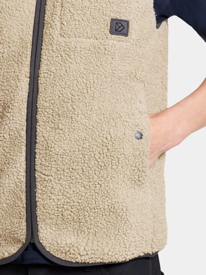 Pollux Men039s Vest Clay Beige Men Didriksons Vests Pollux Men039s Vest Clay Beige Men Didriksons Vests