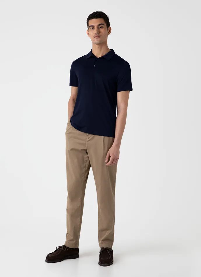 Polo Shirts Classic Jersey Polo Shirt Navy ussunspel Men Polo Shirts Classic Jersey Polo Shirt Navy ussunspel Men