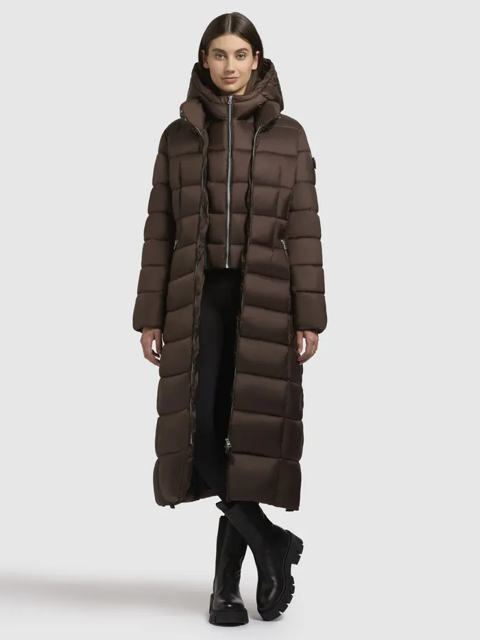 Puffer Coats Mantel MALEE Dunkelbraun Dunkelbraun 8211 KHUJO Women