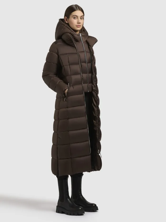 Puffer Coats Mantel MALEE Dunkelbraun Dunkelbraun 8211 KHUJO Women