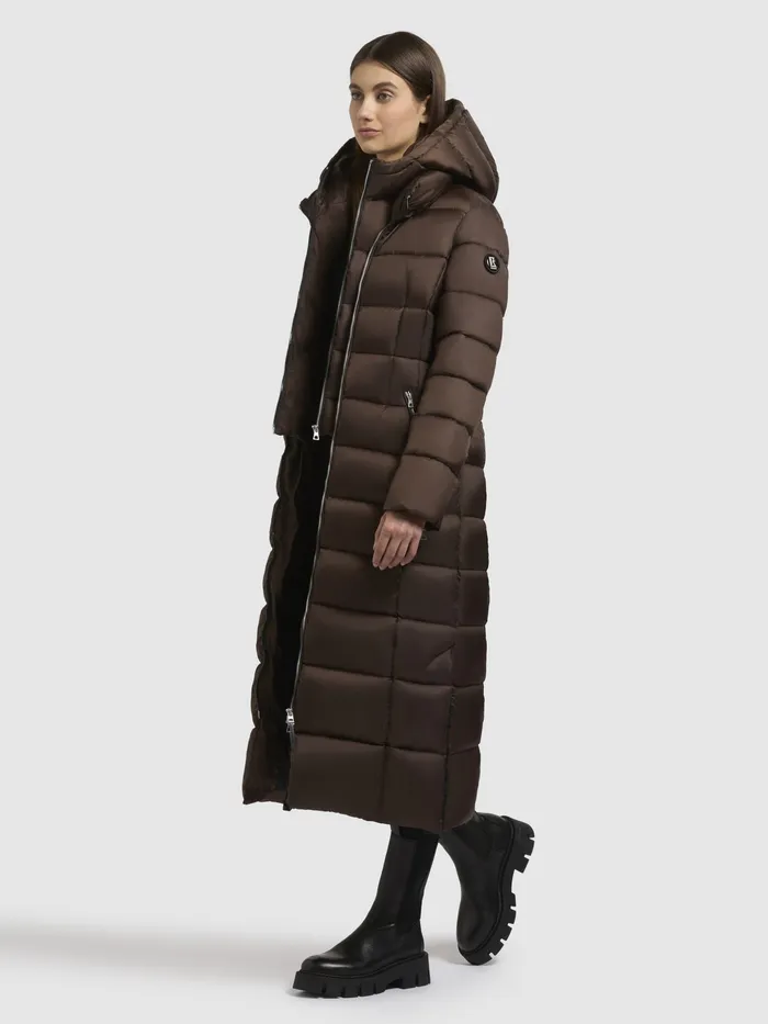 Puffer Coats Mantel MALEE Dunkelbraun Dunkelbraun 8211 KHUJO Women
